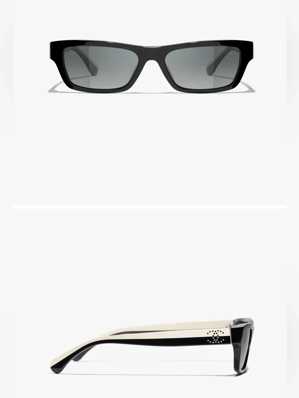 Spring Summer 2026 Rectangle Chanel Sunglasses